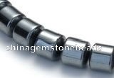 CHE03 16 inches 7mm column shape hematite beads Wholesale