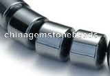 CHE04 12mm column shape 16 inches hematite beads Wholesale