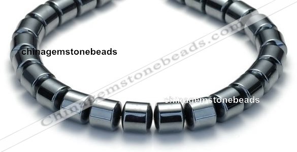 CHE04 12mm column shape 16 inches hematite beads Wholesale