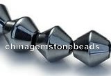 CHE06 14.5 inches 8*8mm bicone shape hematite beads Wholesale