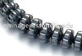 CHE08 16 inches 4*7mm flower shape hematite beads Wholesale