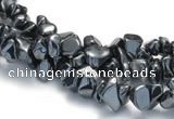 CHE09 34 inches hematite chips beads strand Wholesale