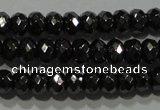 CHE102 15.5 inches 3*4mm faceted rondelle hematite beads wholesale