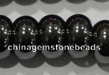CHE112 15.5 inches 8*13mm rondelle large hole hematite beads