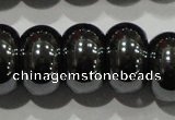 CHE112 15.5 inches 8*13mm rondelle large hole hematite beads