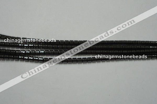 CHE114 15.5 inches 3*3mm tyre hematite beads wholesale
