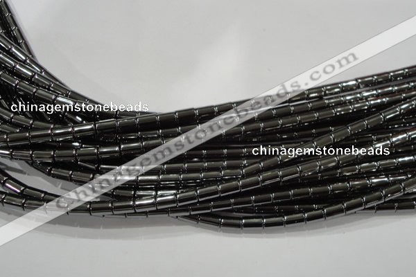 CHE122 15.5 inches 5*8mm tube hematite beads wholesale