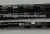 CHE125 15.5 inches 3*4mm faceted tube hematite beads wholesale