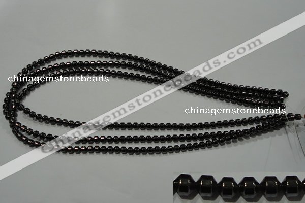 CHE130 15.5 inches 4*4mm hematite beads wholesale