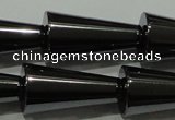 CHE171 15.5 inches 10*20mm cone hematite beads wholesale