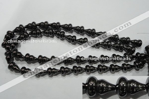 CHE193 15.5 inches 12*18mm calabash hematite beads wholesale