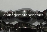 CHE197 15.5 inches 10*20mm vase-shaped hematite beads wholesale