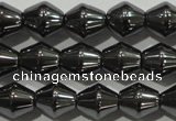 CHE211 15.5 inches 6*6mm bicone hematite beads wholesale