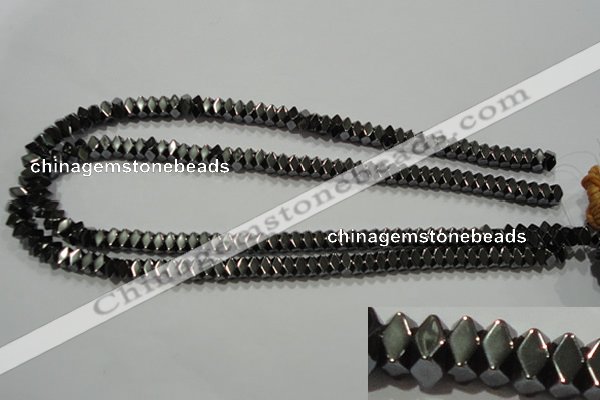 CHE221 15.5 inches 4*6mm hematite beads wholesale