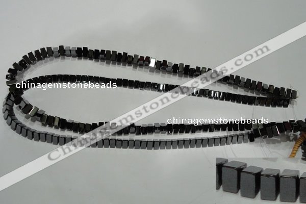 CHE237 15.5 inches 3*7mm triangle hematite beads wholesale