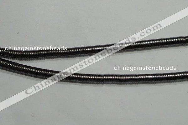 CHE238 15.5 inches 1*4.5mm dish hematite beads wholesale