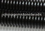 CHE239 15.5 inches 1*6mm dish hematite beads wholesale