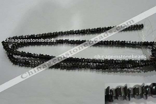 CHE241 15.5 inches 8*8mm tower hematite beads wholesale