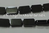 CHE291 15.5 inches 8*13mm rectangle hematite beads wholesale