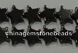 CHE293 15.5 inches 6mm star hematite beads wholesale