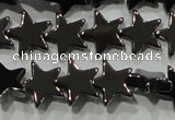 CHE294 15.5 inches 8mm star hematite beads wholesale