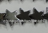 CHE295 15.5 inches 10mm star hematite beads wholesale