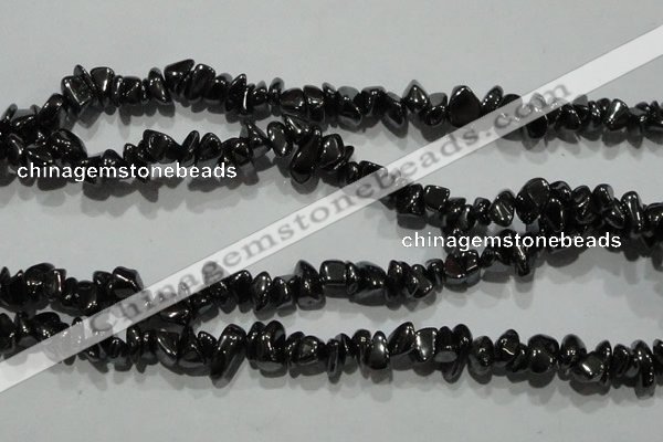 CHE307 15.5 inches 4*6mm – 8*12mm hematite chips beads wholesale