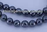 CHE31 16 inches 3mm faceted round hematite beads Wholesale