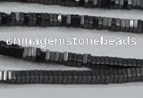 CHE410 15.5 inches 1*2*2mm square matte hematite beads wholesale