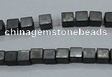 CHE415 15.5 inches 2*2mm cube matte hematite beads wholesale