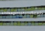 CHE452 15.5 inches 2*2mm cube plated hematite beads wholesale