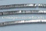 CHE558 15.5 inches 1*2*2mm square plated hematite beads wholesale