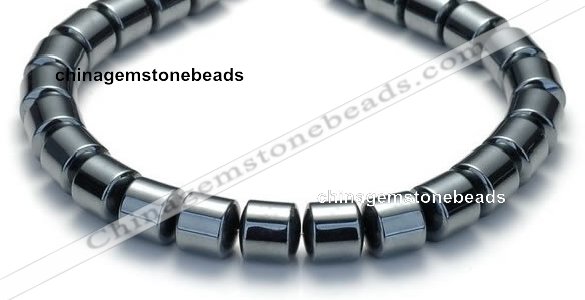 CHE69 15.5 inches 8mm column shape hematite beads Wholesale