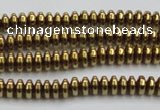 CHE729 15.5 inches 2*4mm rondelle plated hematite beads wholesale