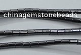 CHE755 15.5 inches 2*2.5mm tube hematite beads wholesale