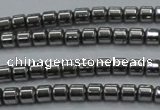 CHE775 15.5 inches 2*2mm drum plated hematite beads wholesale