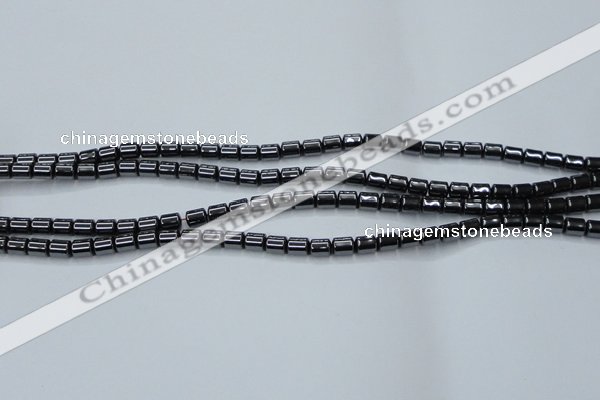 CHE784 15.5 inches 4*4.5mm drum hematite beads wholesale