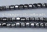 CHE817 15.5 inches 2*2mm dice hematite beads wholesale