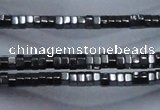 CHE820 15.5 inches 2*2mm hexagon hematite beads wholesale