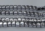 CHE850 15.5 inches 2*2mm dice platedhematite beads wholesale