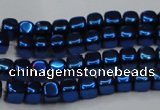 CHE859 15.5 inches 3*3mm dice platedhematite beads wholesale