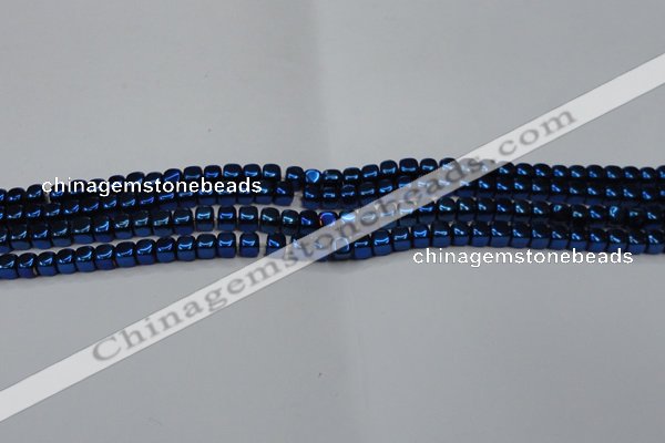 CHE859 15.5 inches 3*3mm dice platedhematite beads wholesale