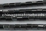 CHE885 15.5 inches 2*2mm faceted tube hematite beads wholesale