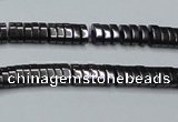 CHE927 15.5 inches 1*2*3mm oval hematite beads wholesale