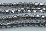 CHE972 15.5 inches 4*4mm plated hematite beads wholesale