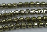 CHE974 15.5 inches 4*4mm plated hematite beads wholesale