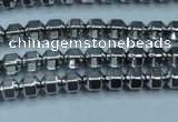 CHE981 15.5 inches 4*4mm plated hematite beads wholesale