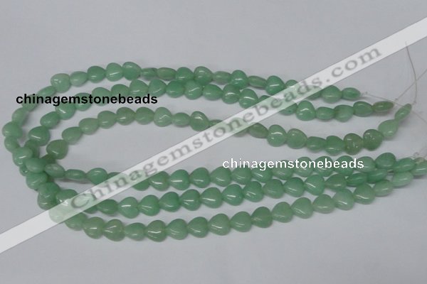 CHG10 15.5 inches 10*10mm heart amazonite gemstone beads wholesale