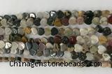 CHG103 15.5 inches 6mm flat heart ocean jasper gemstone beads wholesale
