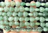 CHG153 15 inches 12mm heart green aventurine jade beads wholesale